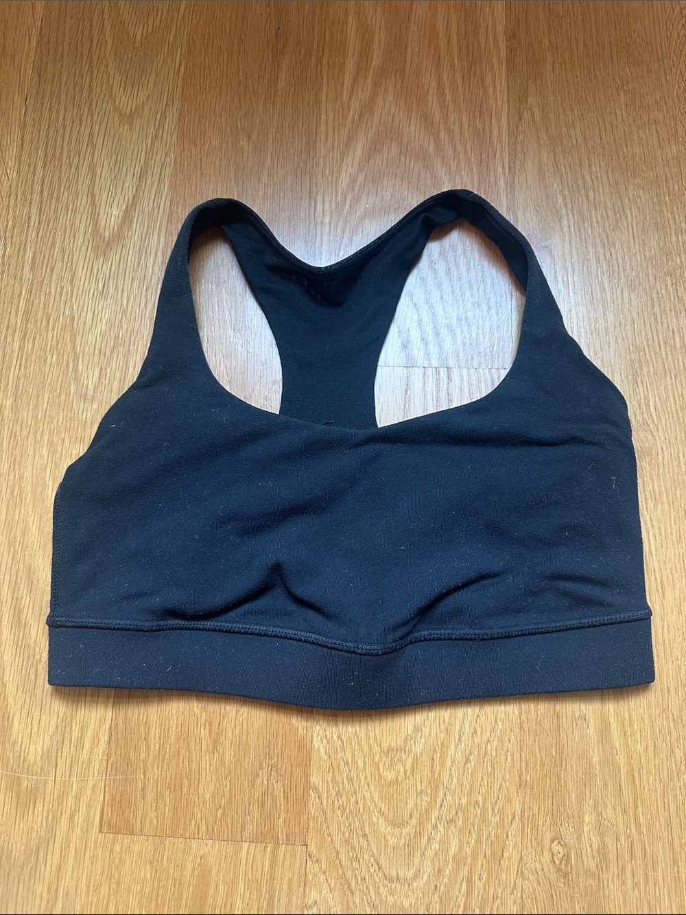 lululemon athletica Black Racerback Sports Bra